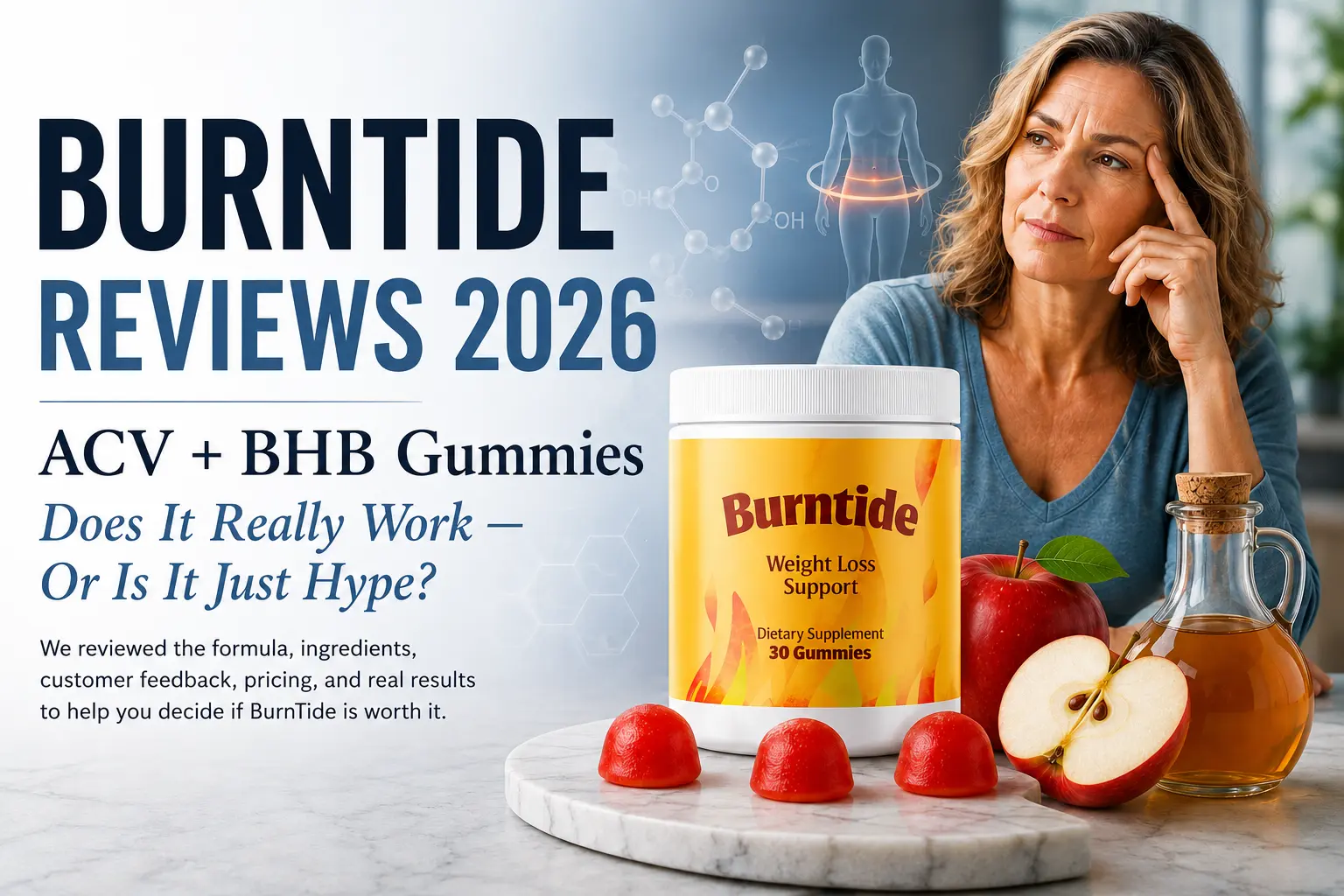 BurnTide Reviews 2026 — ACV + BHB Gummies